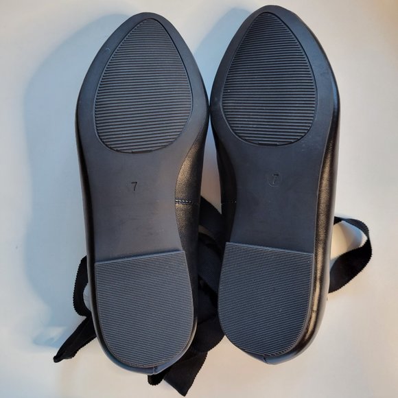 7W Torrid Wide Black Ballet Flats Shoes - Picture 8 of 9